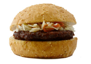 Hovězí burger v hostivicích